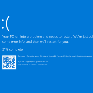 Blue Screen of Death (BSOD) Fix