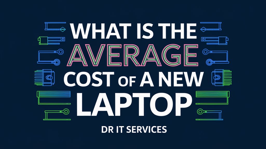average new laptop cost