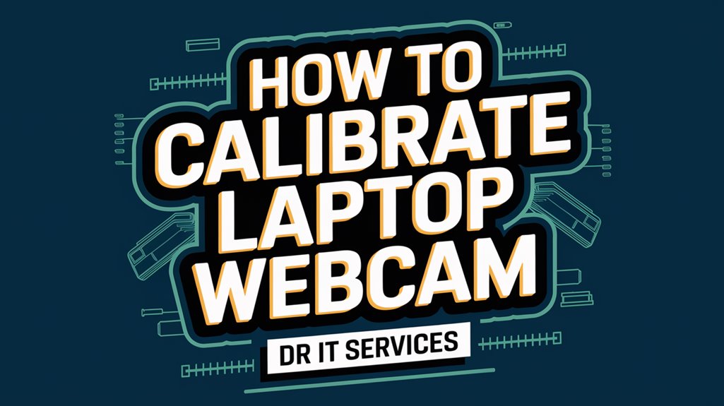 calibrate laptop webcam settings