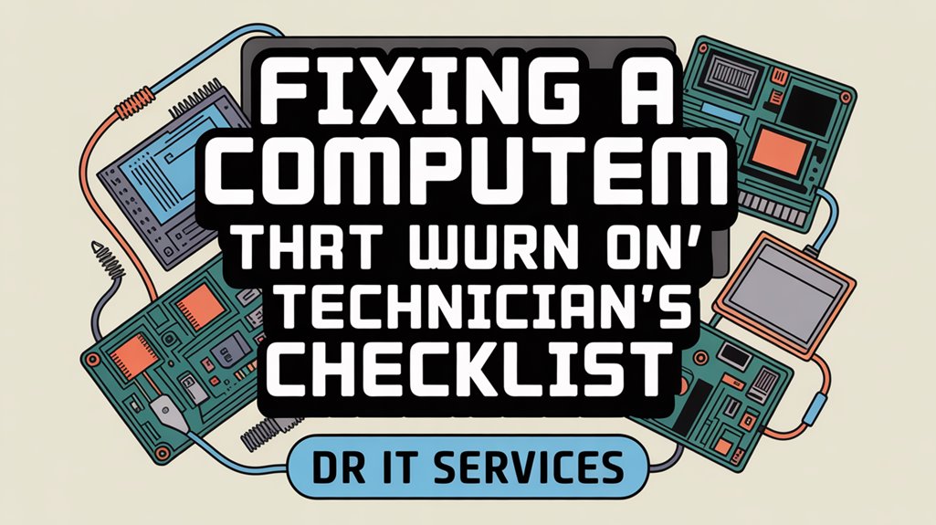 computer troubleshooting checklist birmingham