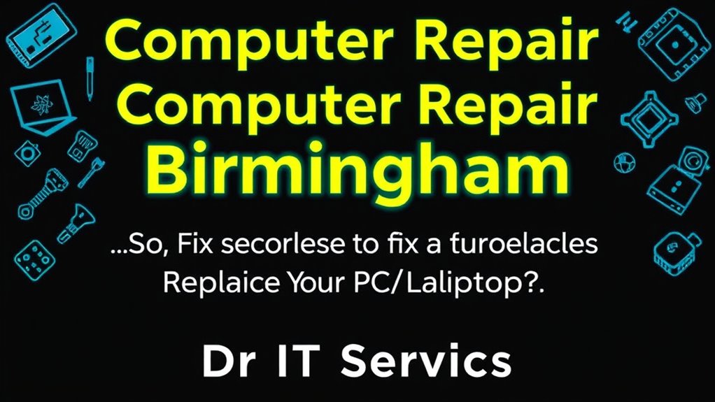 Computer Repair Birmingham: Is It Cheaper to Fix or Replace Your Old PC/Laptop?