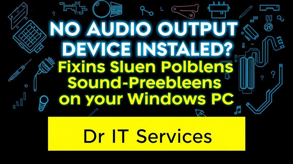 No Audio Output Device Installed? Fixing Sound Problems on Your Windows PC (Birmingham Guide)