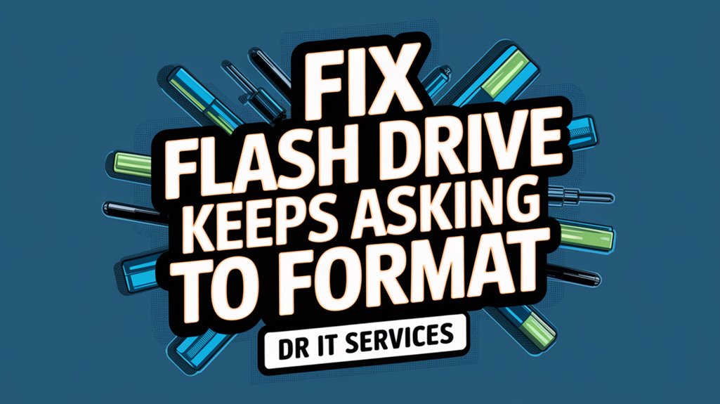 flash drive format issue