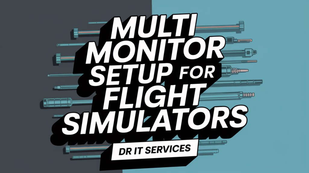 flight simulation multi display configuration