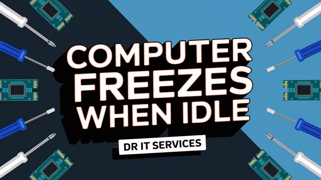 idle computer freezes frequently
