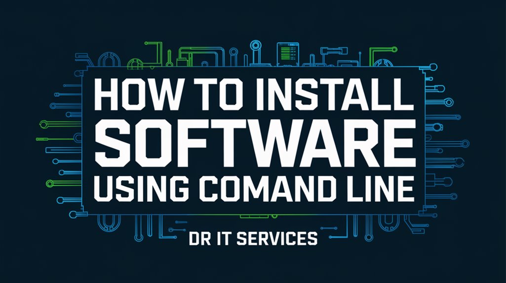 install software via command line