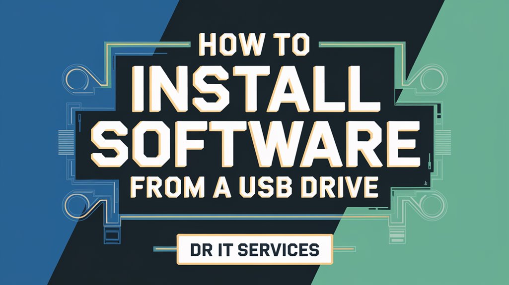 install software via usb