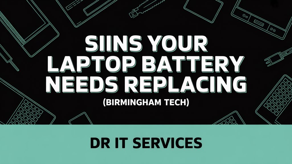 laptop battery replacement signs