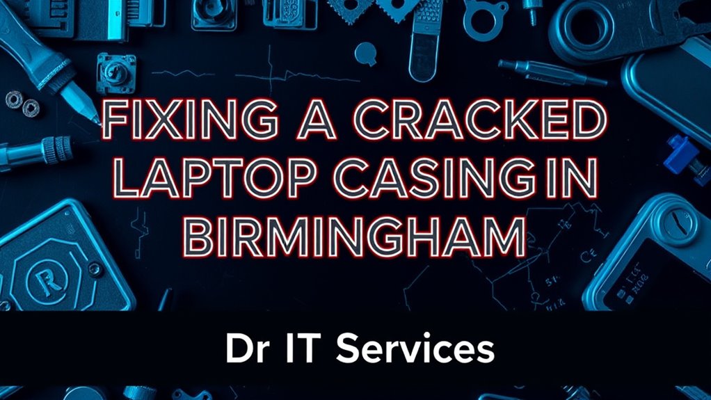 Fixing a Cracked Laptop Casing or Bezel in Birmingham