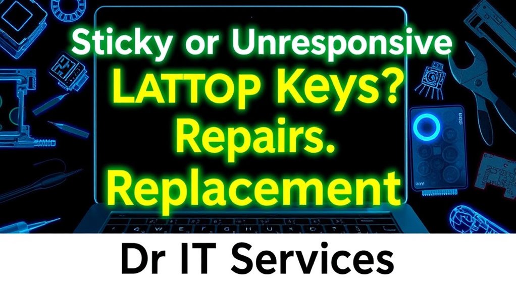 Sticky or Unresponsive Laptop Keys? Repair vs. Replacement in Birmingham