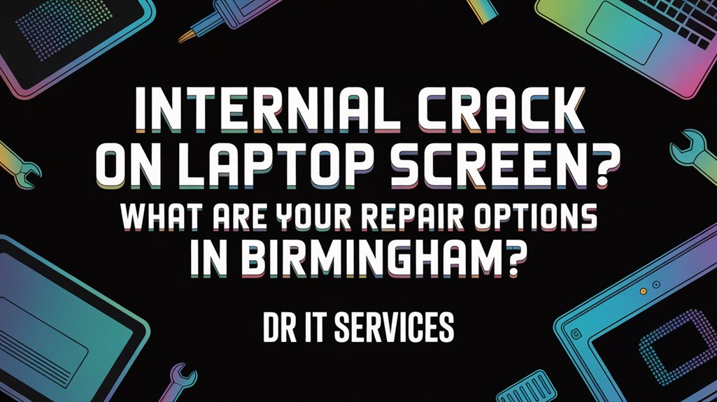 laptop screen crack repair