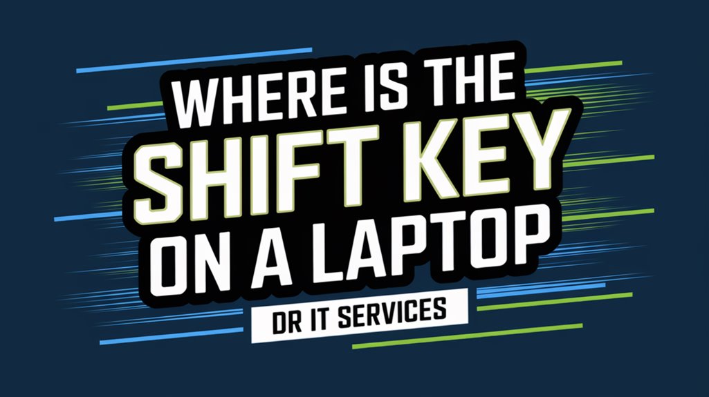locating shift key laptop