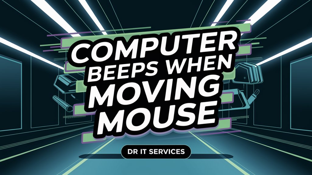 mouse movement triggers beeping