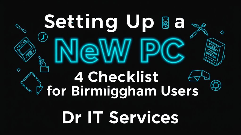 new pc setup checklist 1e8ks Setting Up a New PC: A Checklist for Birmingham Users