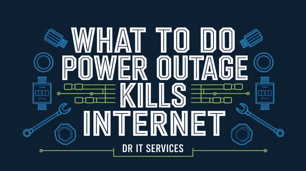 power outage disrupts internet