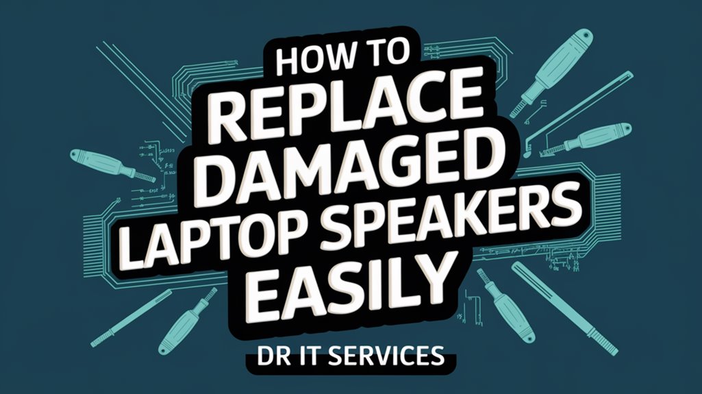 replace damaged laptop speakers