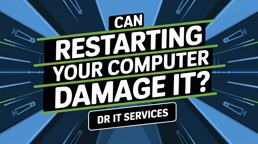 restarting computer risks damage