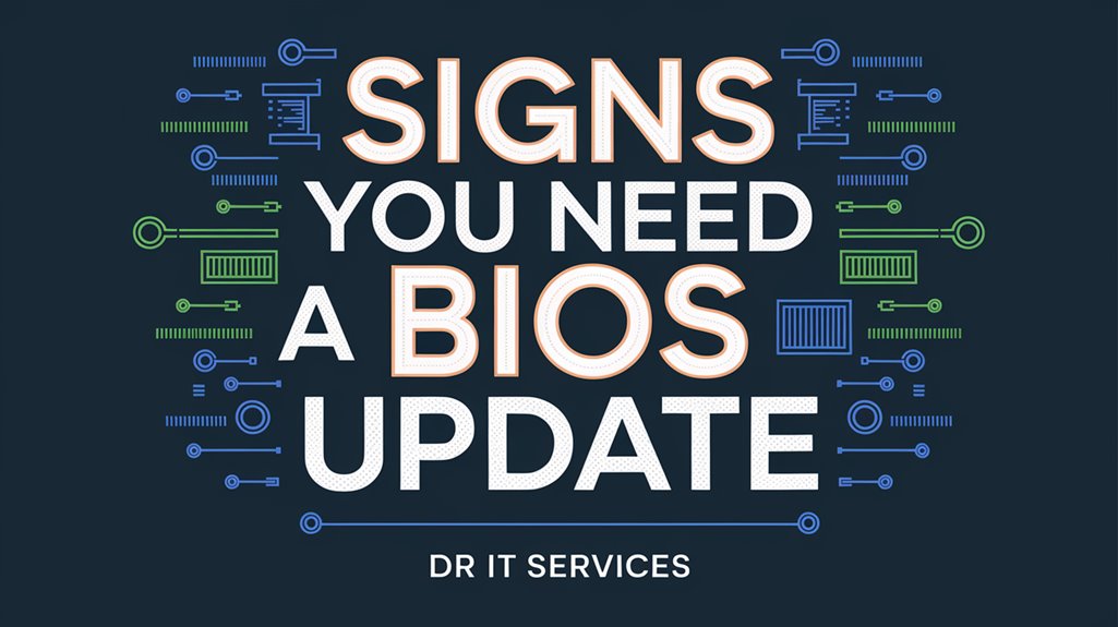 signs for bios update