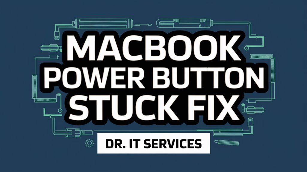 stuck macbook power button solution