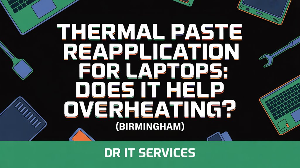 thermal paste laptop overheating