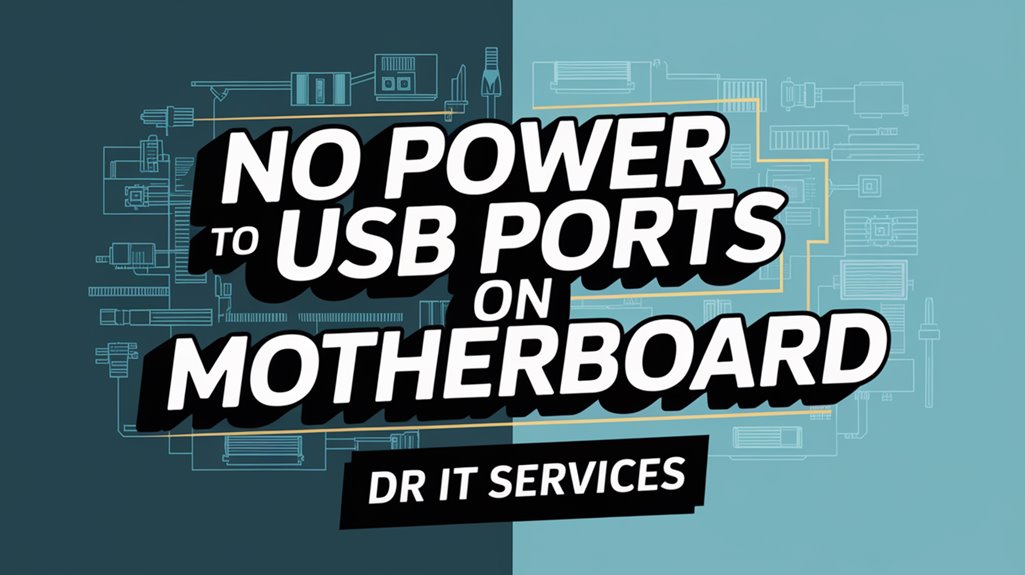 usb ports not powering